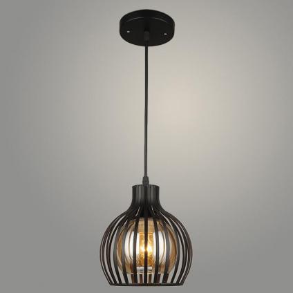 Подвес N4441/1HQ BK черный 1х40W E27 d180 h800, 24